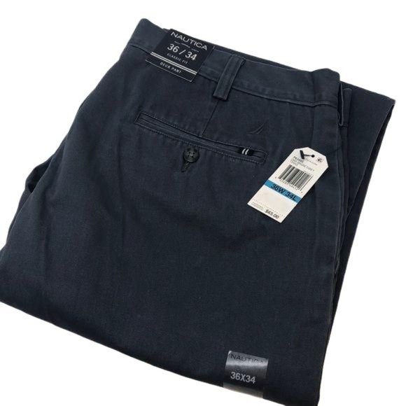 Nautica Men’s Classic Fit Deck Pants - Picture 1 of 6